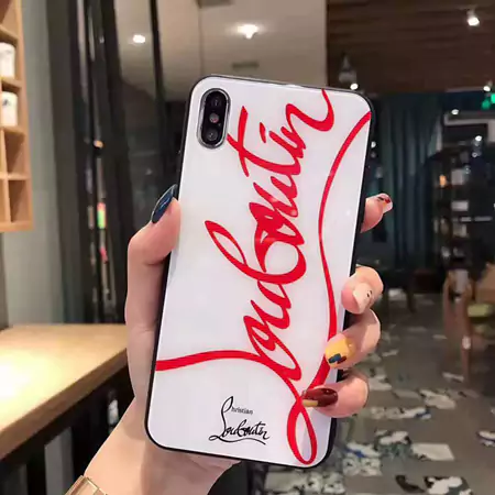 ルブタンiphone16ケース背面ガラス