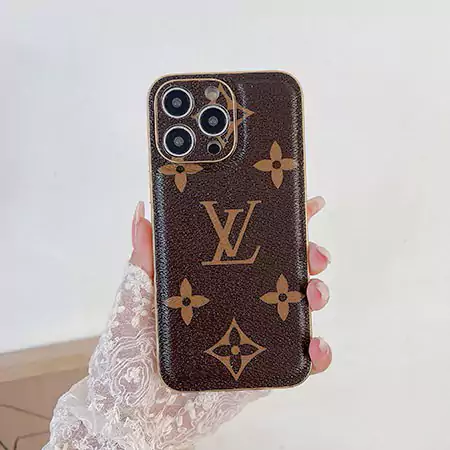 レザー vuitton風 スマホケース