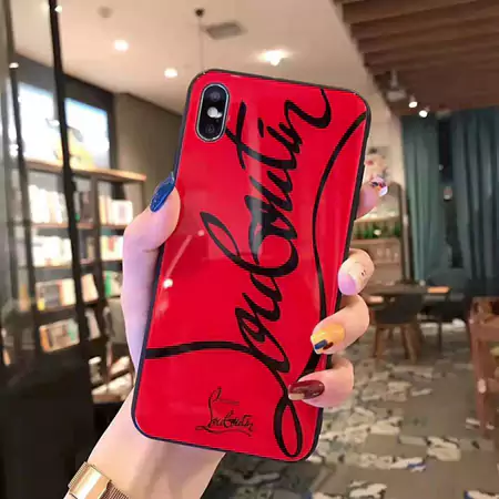 ルブタンiphone16ケース背面ガラス