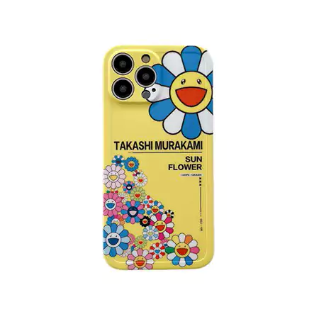Murakami SunflowerケースiPhone 13ゴージャス