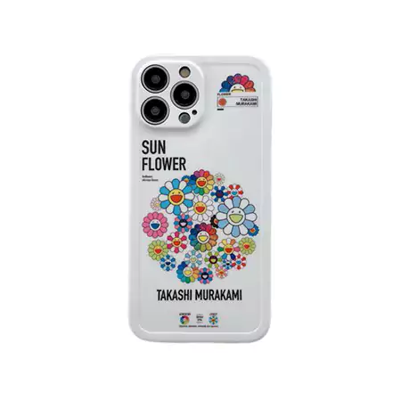 Murakami SunflowerケースiPhone 13ゴージャス