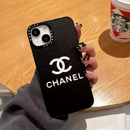 chanel アイフォーン16proカバー PUレザー
