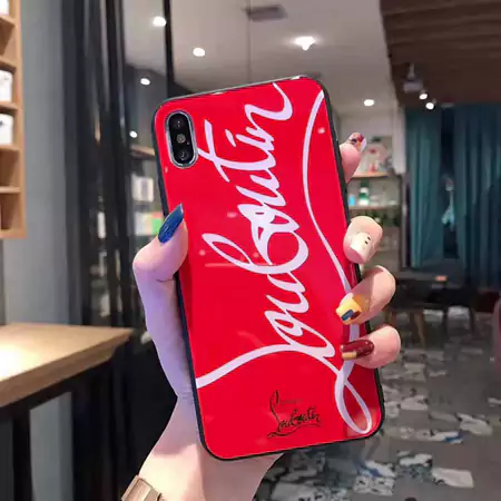 ルブタンiphone16ケース背面ガラス
