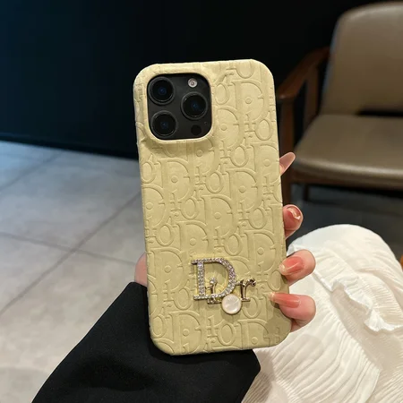 ディオールiphone17ケース 型押しロゴ