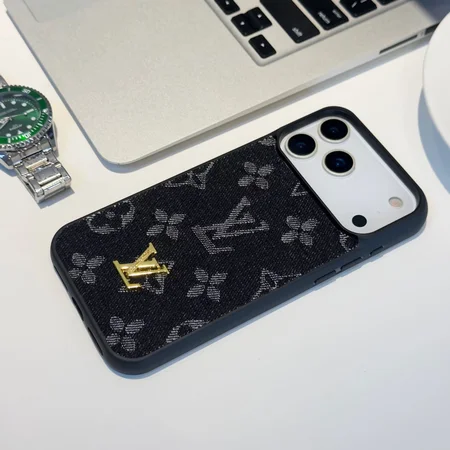 LV iPhone17Proケース デニム