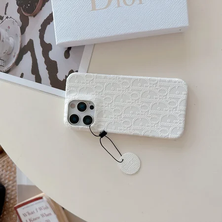 ディオールiphone17proケース レザー 型押し