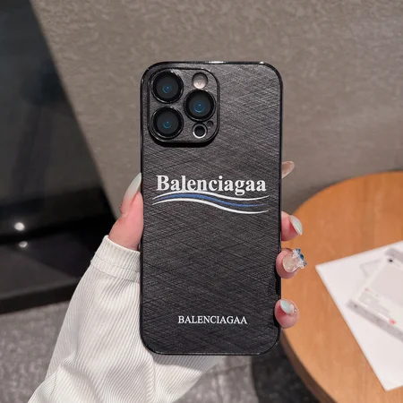 バレンシアガ iphone17proケース メッキ加工
