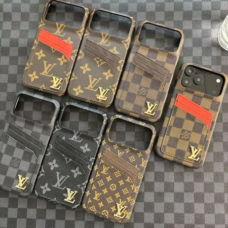 ルイビトンiphone17ケース 背面 カード 入れ