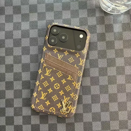 ルイビトンiphone17ケース 背面 カード 入れ