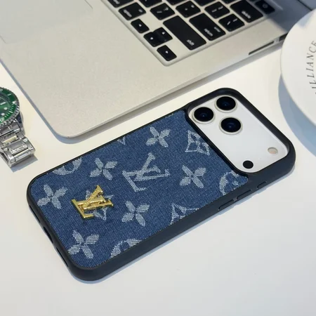 LV iPhone17Proケース デニム
