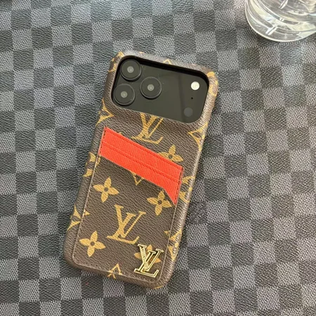 ルイビトンiphone17ケース 背面 カード 入れ