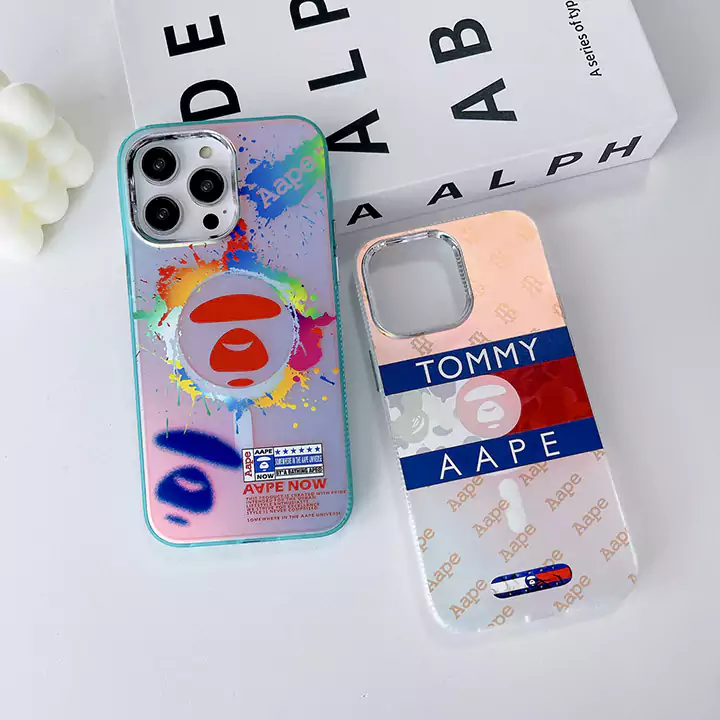 ハイブランド aape アイホン 14 プロ スマホケース