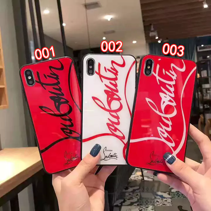 ルブタンiphone16ケース背面ガラス
