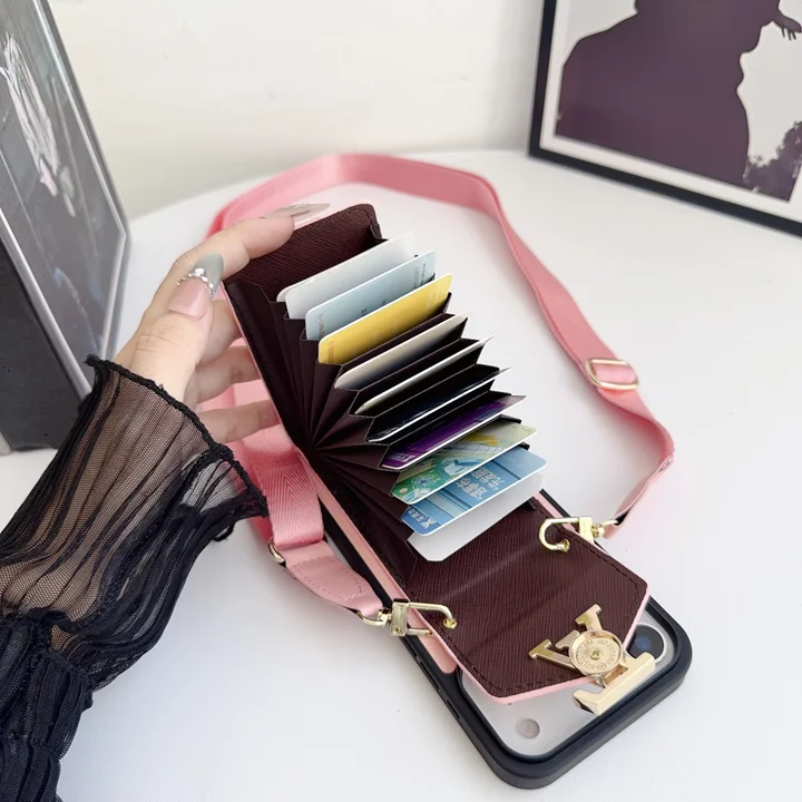  新品 風琴カードポケット付き iPhoneケース