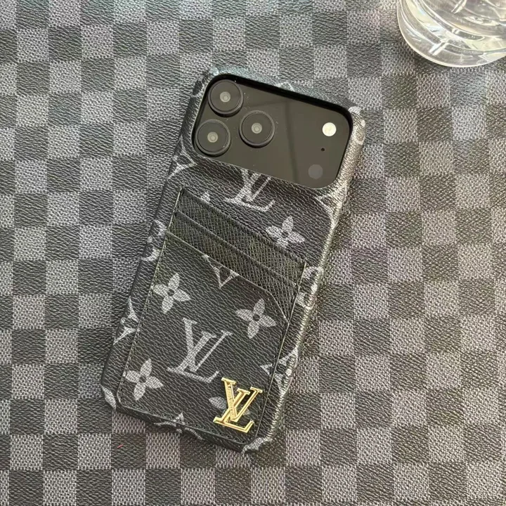 ルイビトンiphone17ケース 背面 カード 入れ