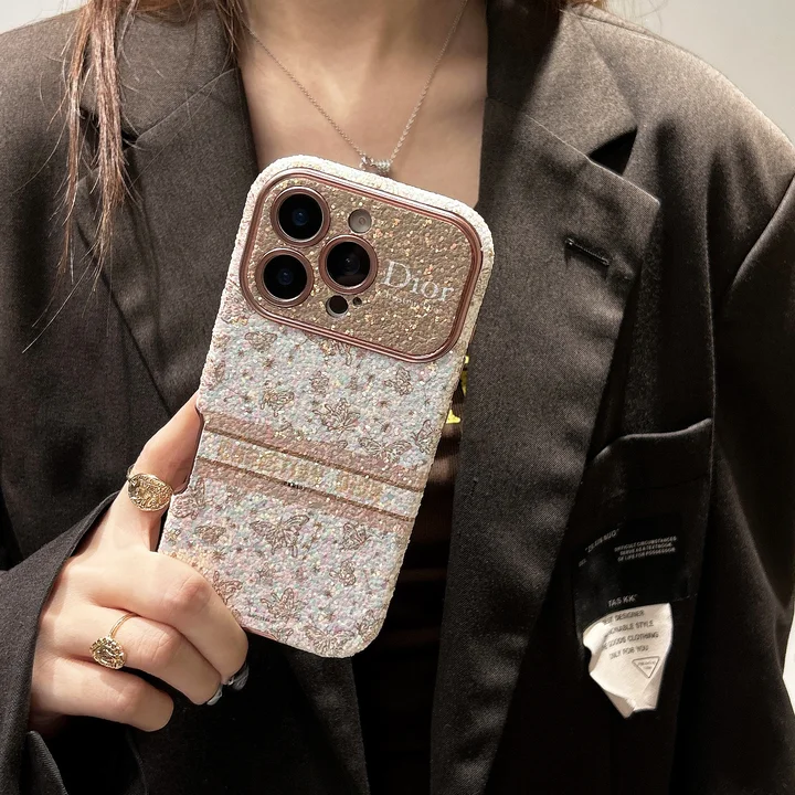  iPhone16Pro 亮片 デザイン カバー